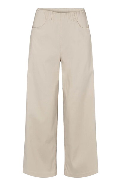 Mirakelbyxa Donna loose viskos cropped sand - 2