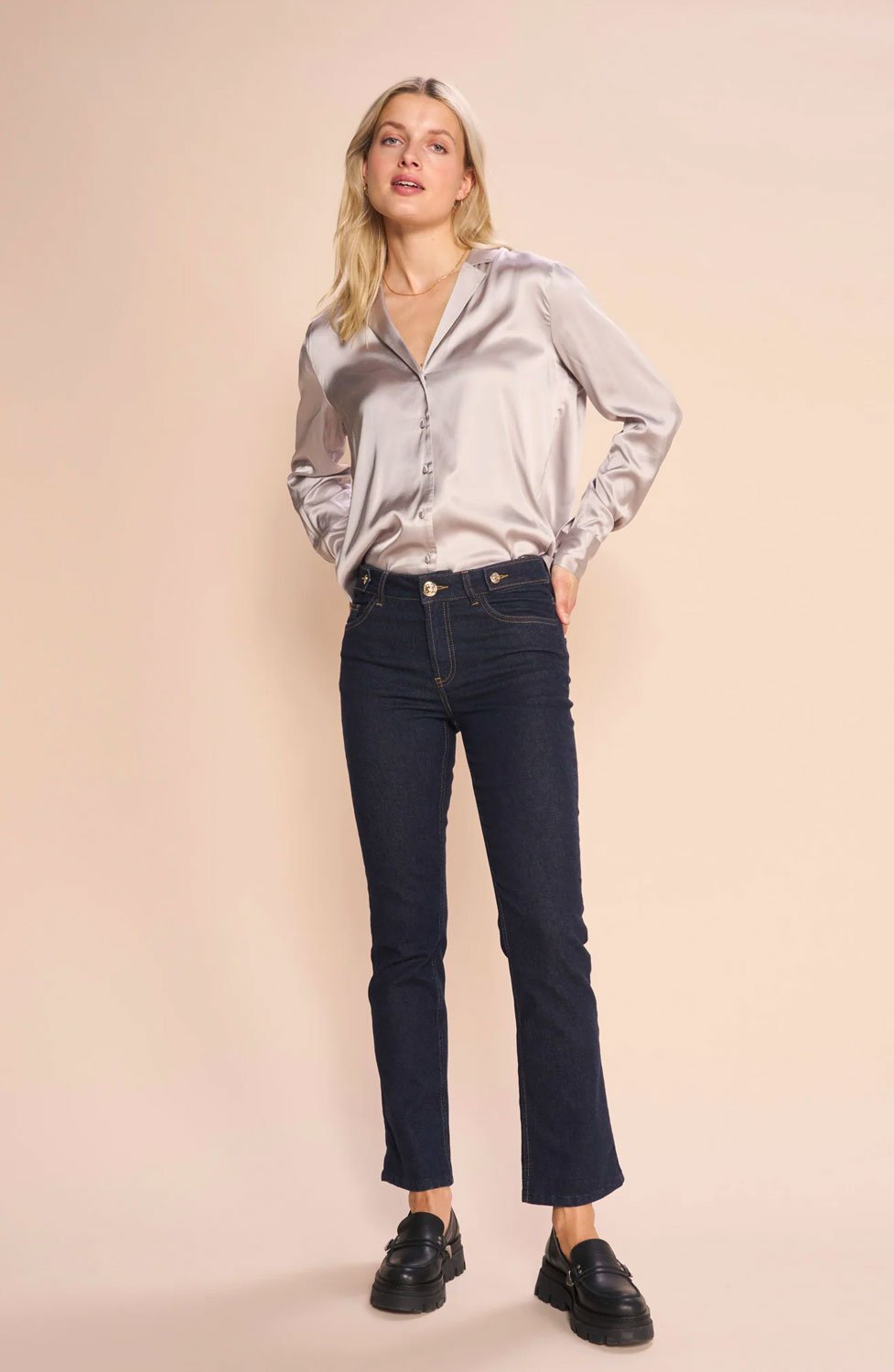 Jeans Ashley Twist Nola ankel dark blue