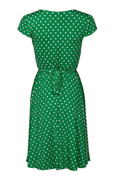 Klänning Marguerite green dot - 2