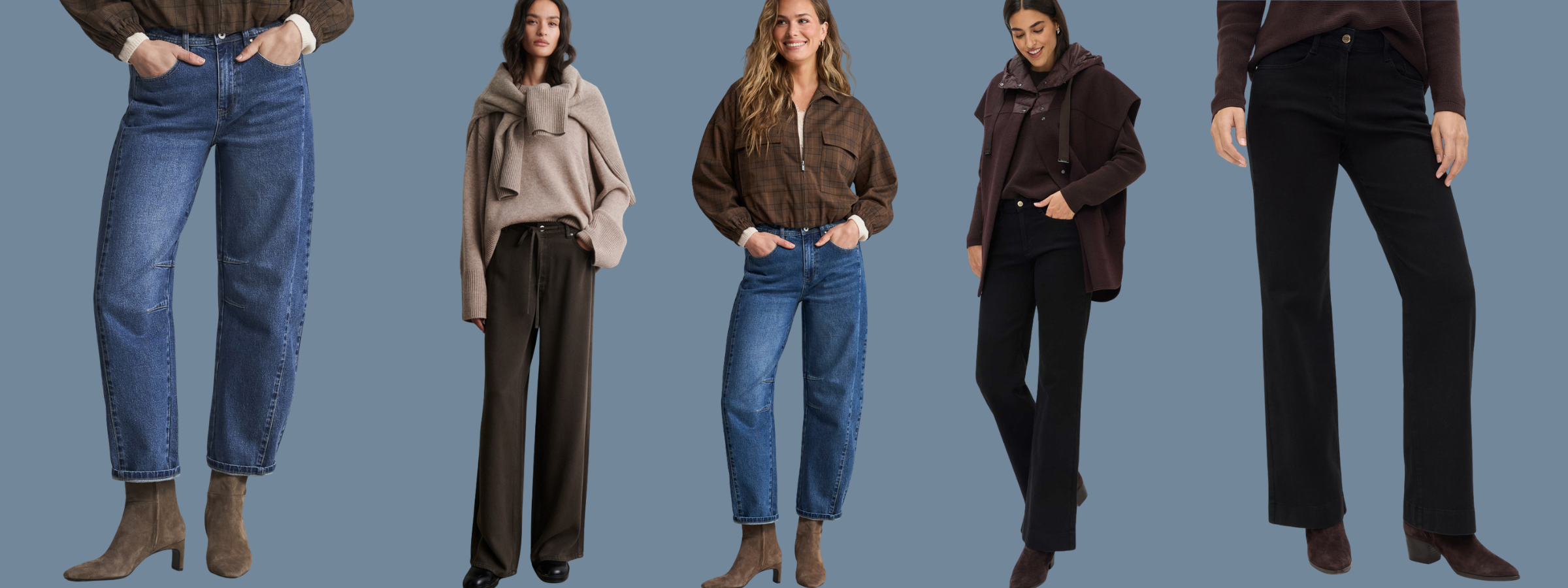 SÄSONGENS BYXOR & JEANS Hitta det perfekta paret Handla nu