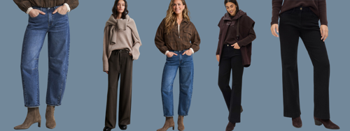 SÄSONGENS BYXOR & JEANS Hitta det perfekta paret Handla nu