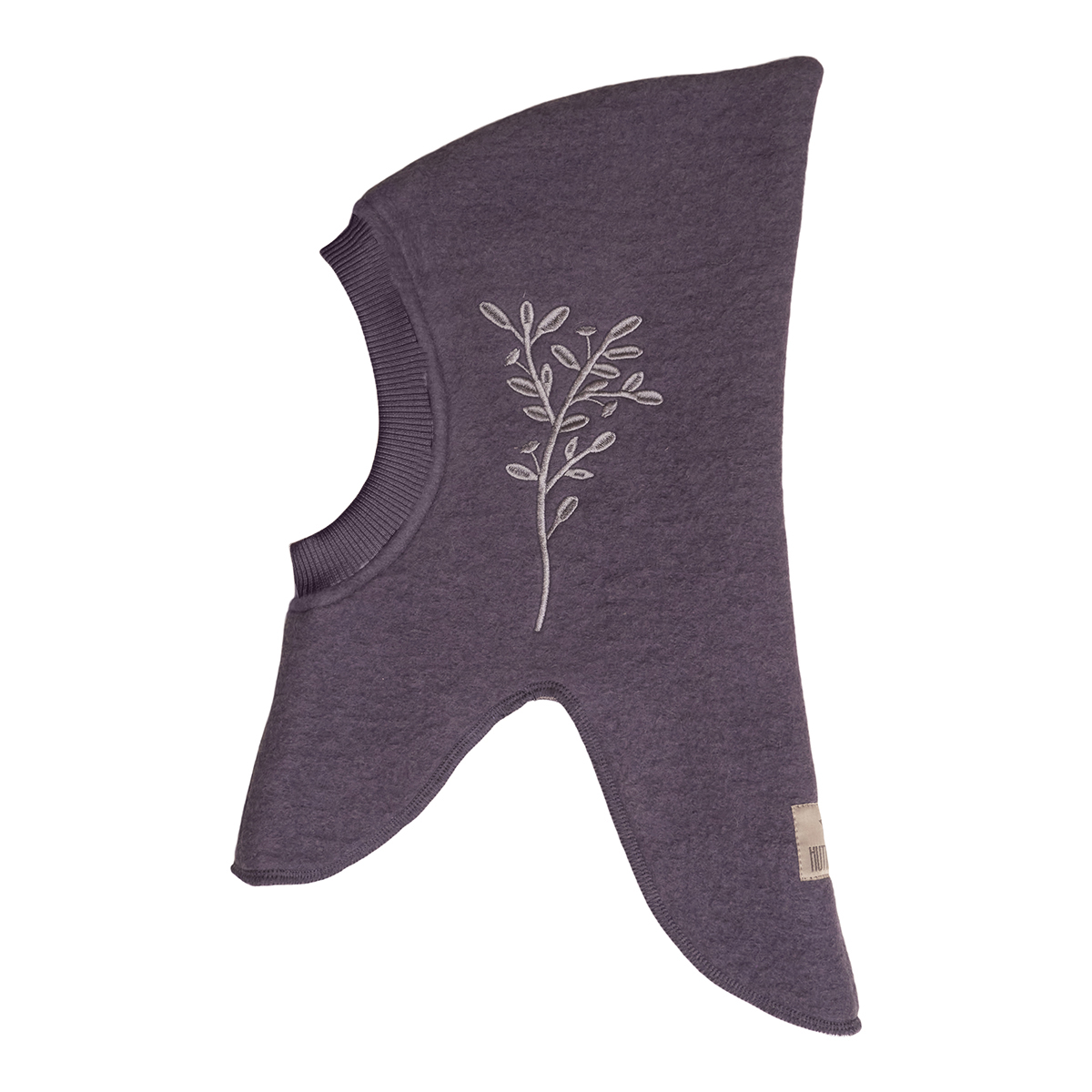 Balaclava Emb. Wool BRANCH Purple Sage