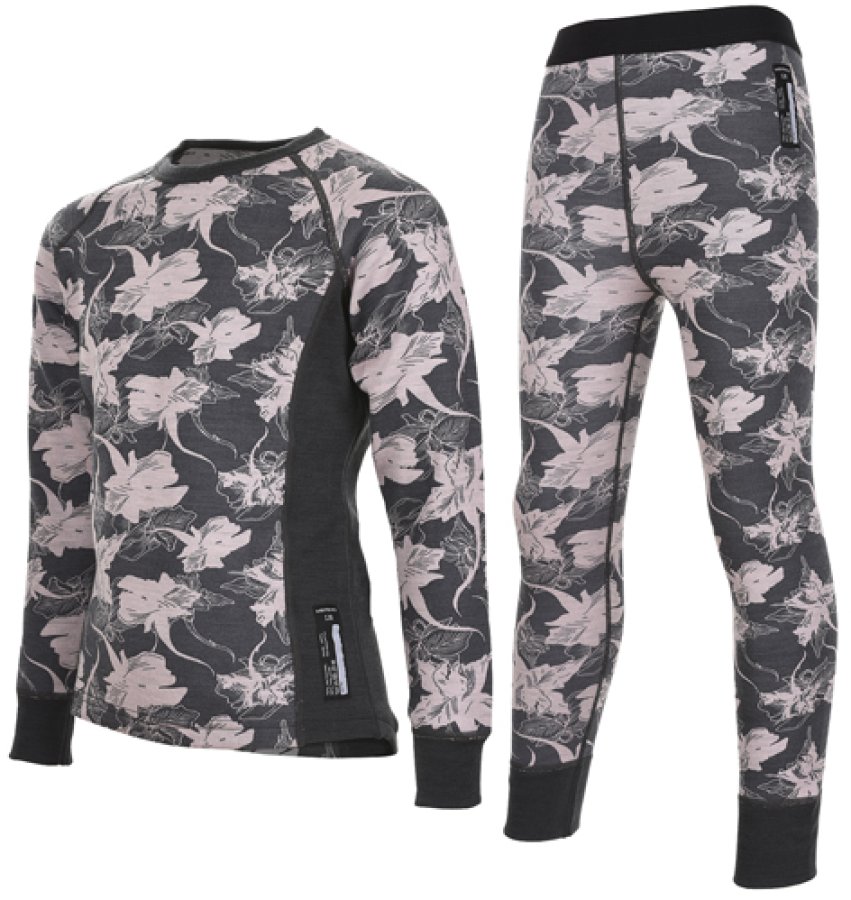 PRINT MERINO SET Pink