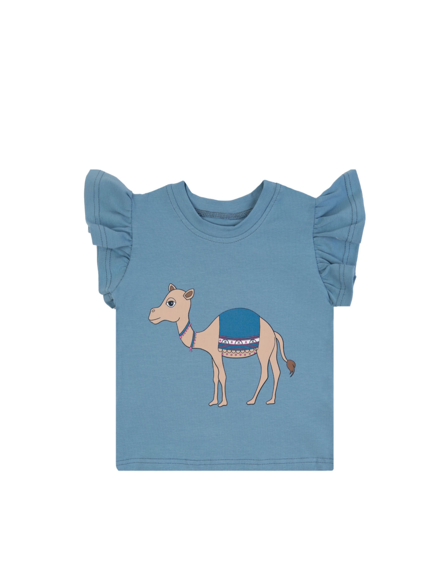 CAMEL FRILL TANK