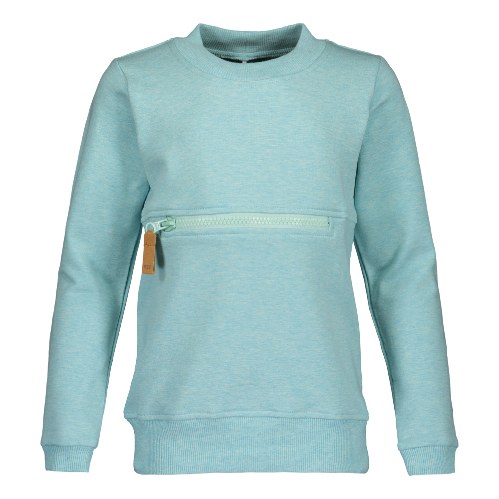 Zipper Shirt LS, Fairy Aqua SS20