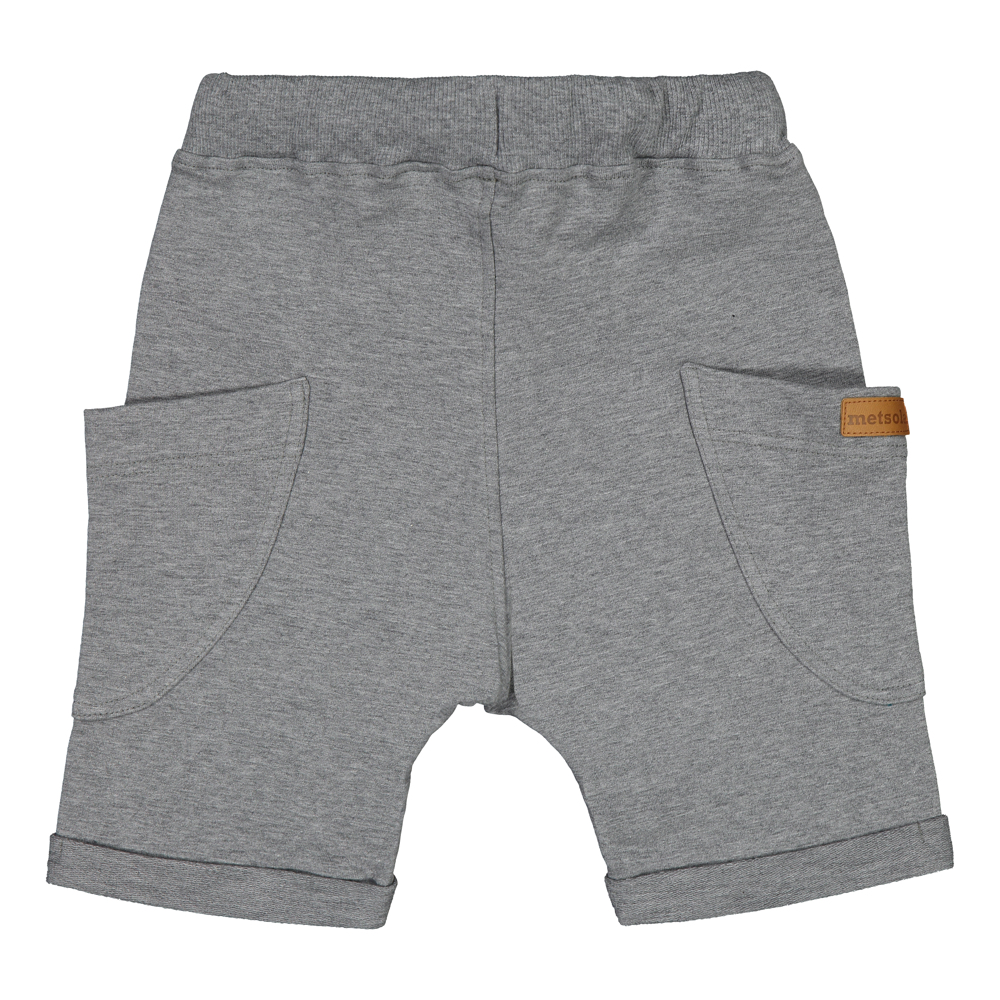 Pocket shorts, Grey melange - 2