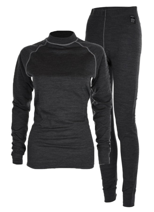 MERINO SET, WOMEN ANTHRACITE