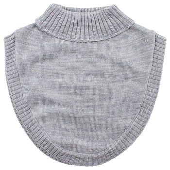 Nordic Knit Wool Neckwarmer Grey Melange