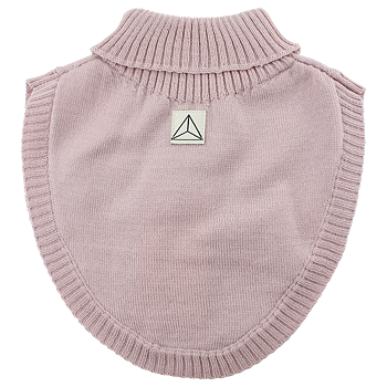 Nordic Knit Wool Neckwarmer Shadow Rose