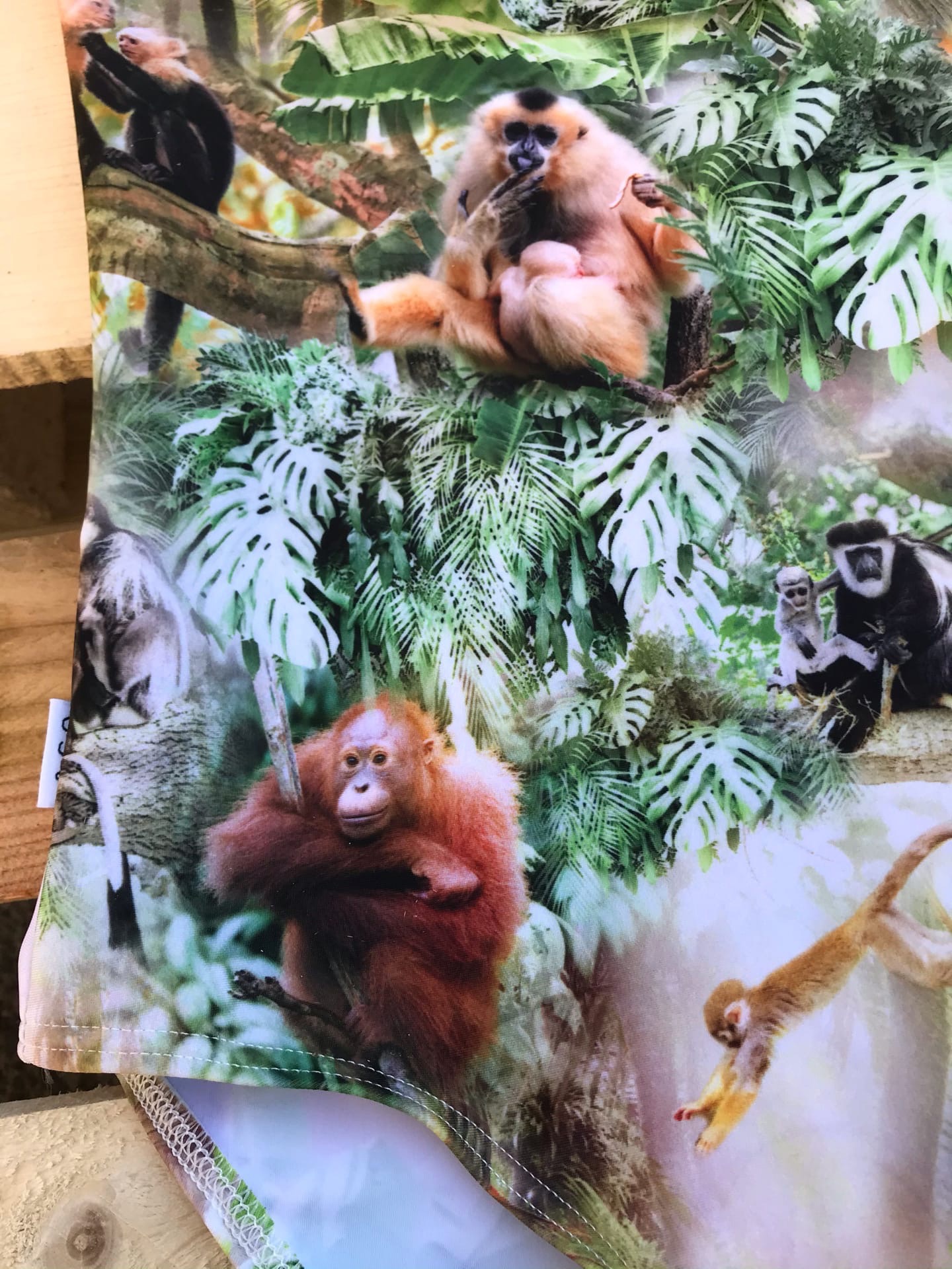 Print Frilla Baddräkt  Monkey Jungle - 3