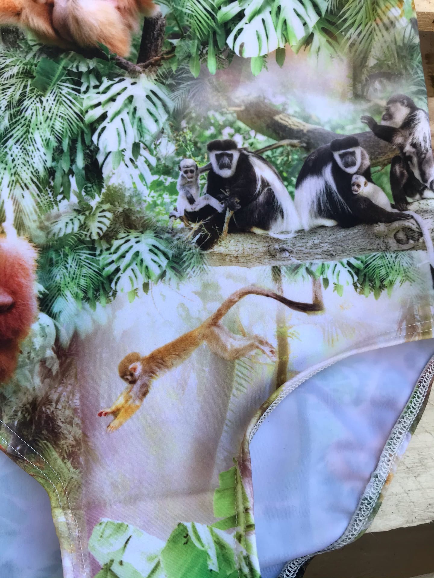 Print Frilla Baddräkt  Monkey Jungle - 2