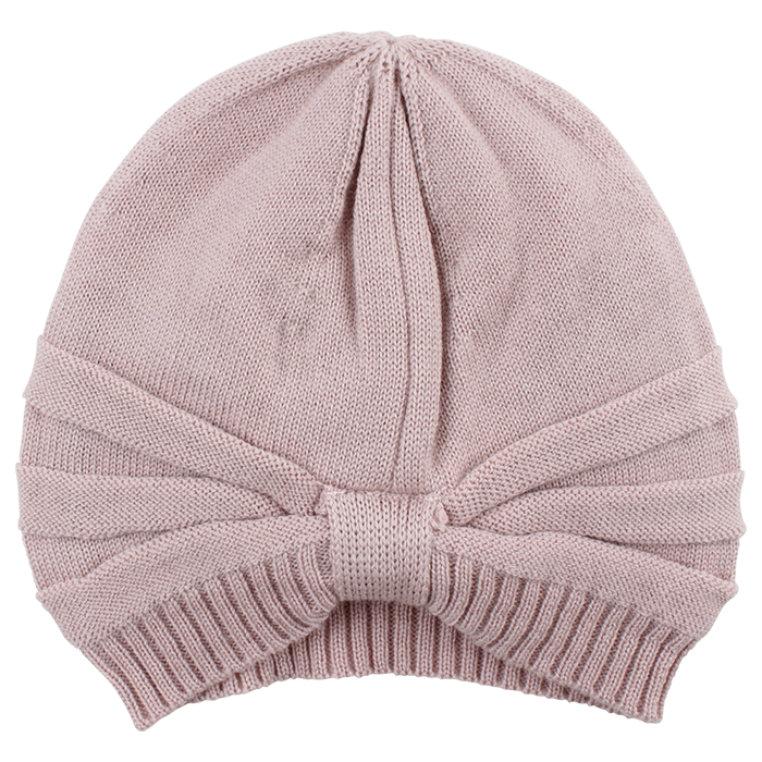 Knit Wool Hat Shadow Rose
