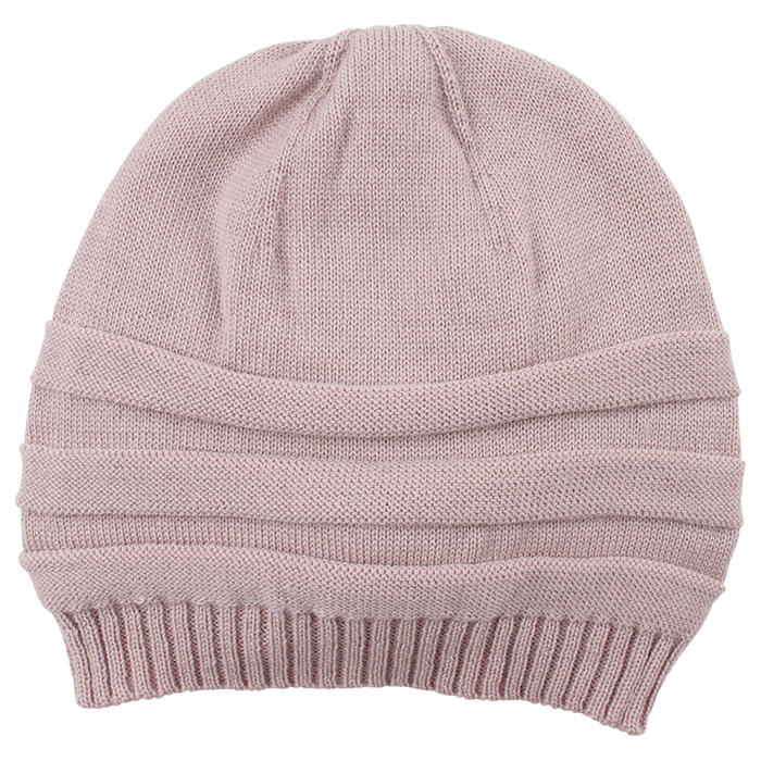 Knit Wool Hat Shadow Rose - 2