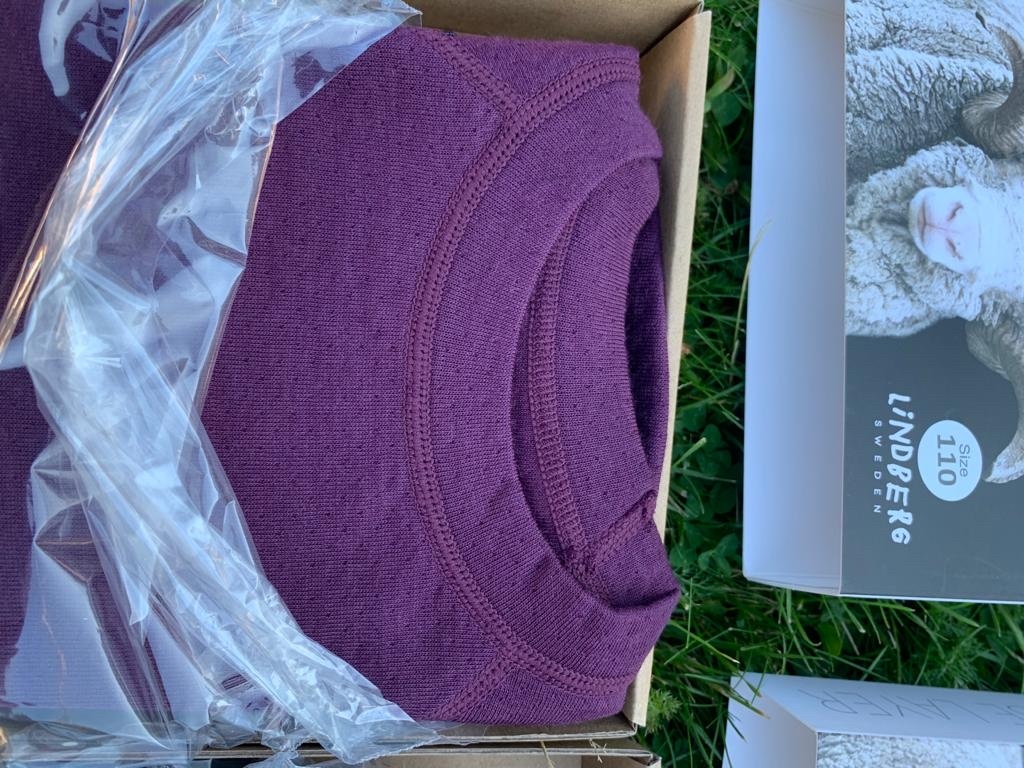 MERINO SET, JUNIOR plum - 2