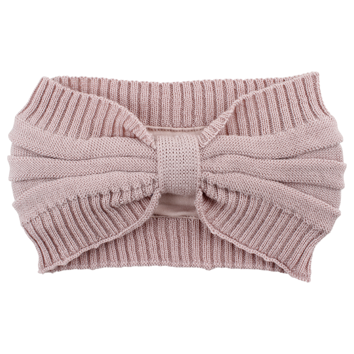 Nordic Knit Headband  Shadow Rose