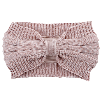 Nordic Knit Headband  Shadow Rose