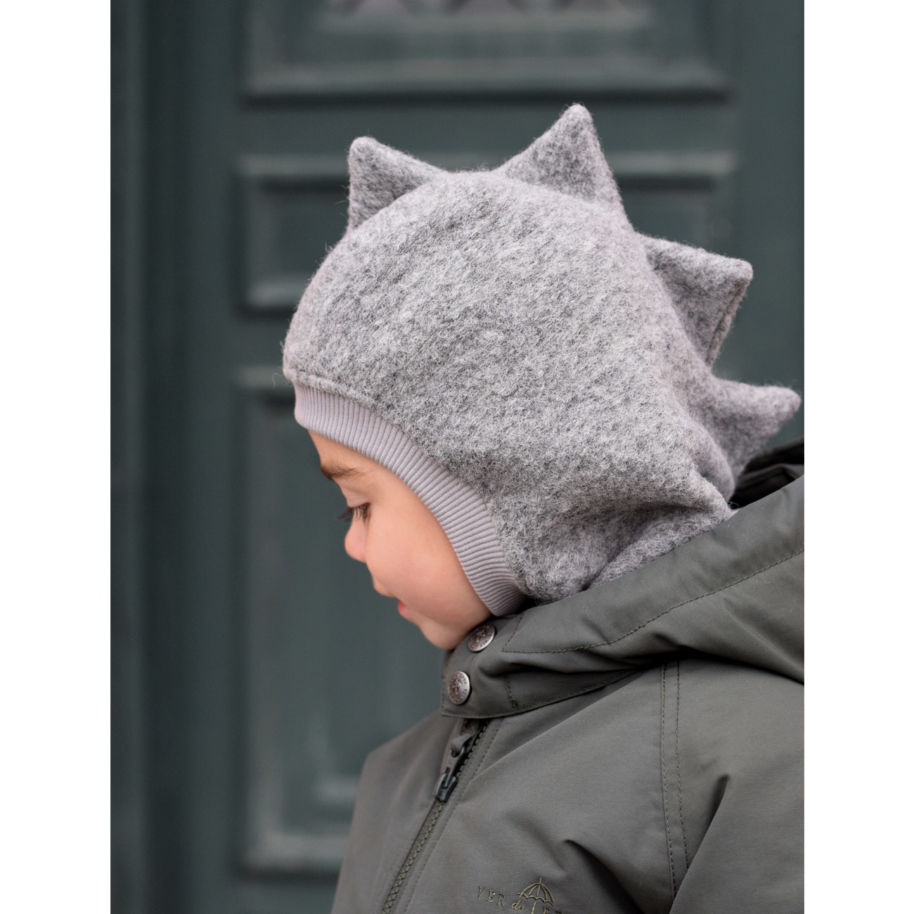 Huttelihut Elefanthut Dino Wool L. Grey - 2