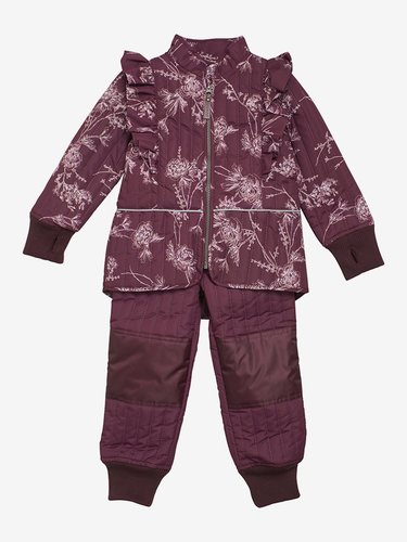 En Fant Thermal Set Vineyard Wine med blommor 