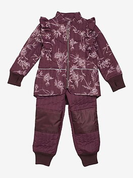 En Fant Thermal Set Vineyard Wine med blommor 