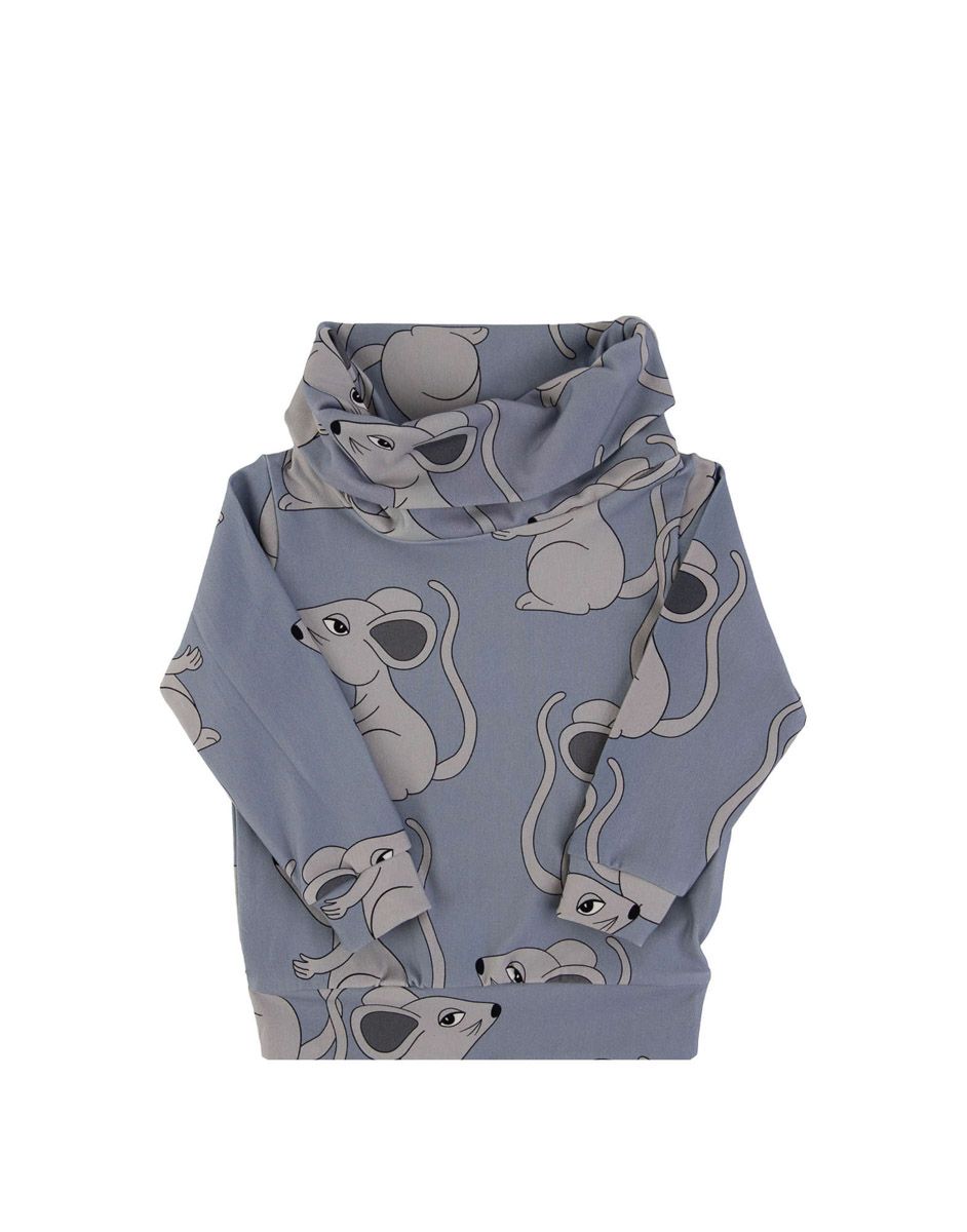 Dear sophie mouse blue tube sweatshirt