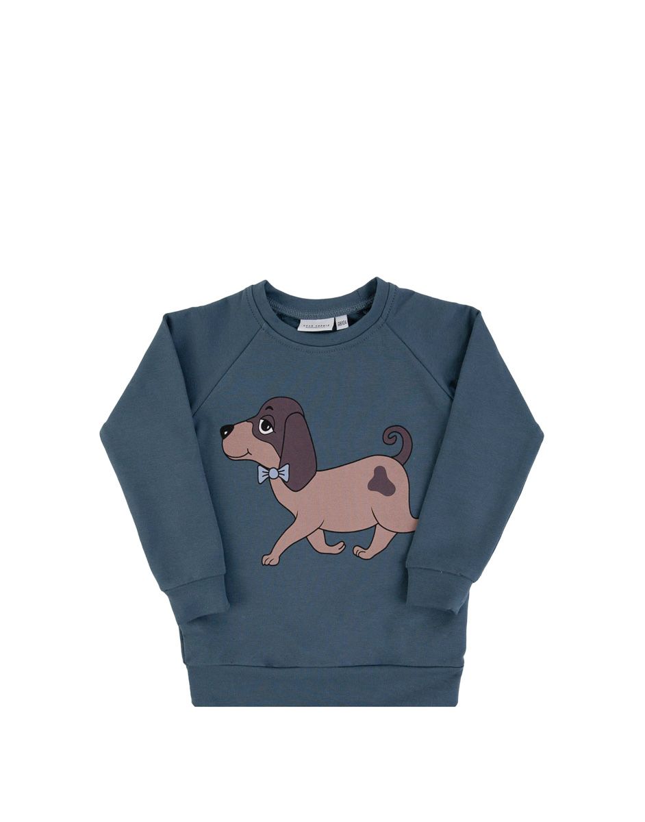 DEAR SOPHIE DOGGIE BLUE SWEATSHIRT