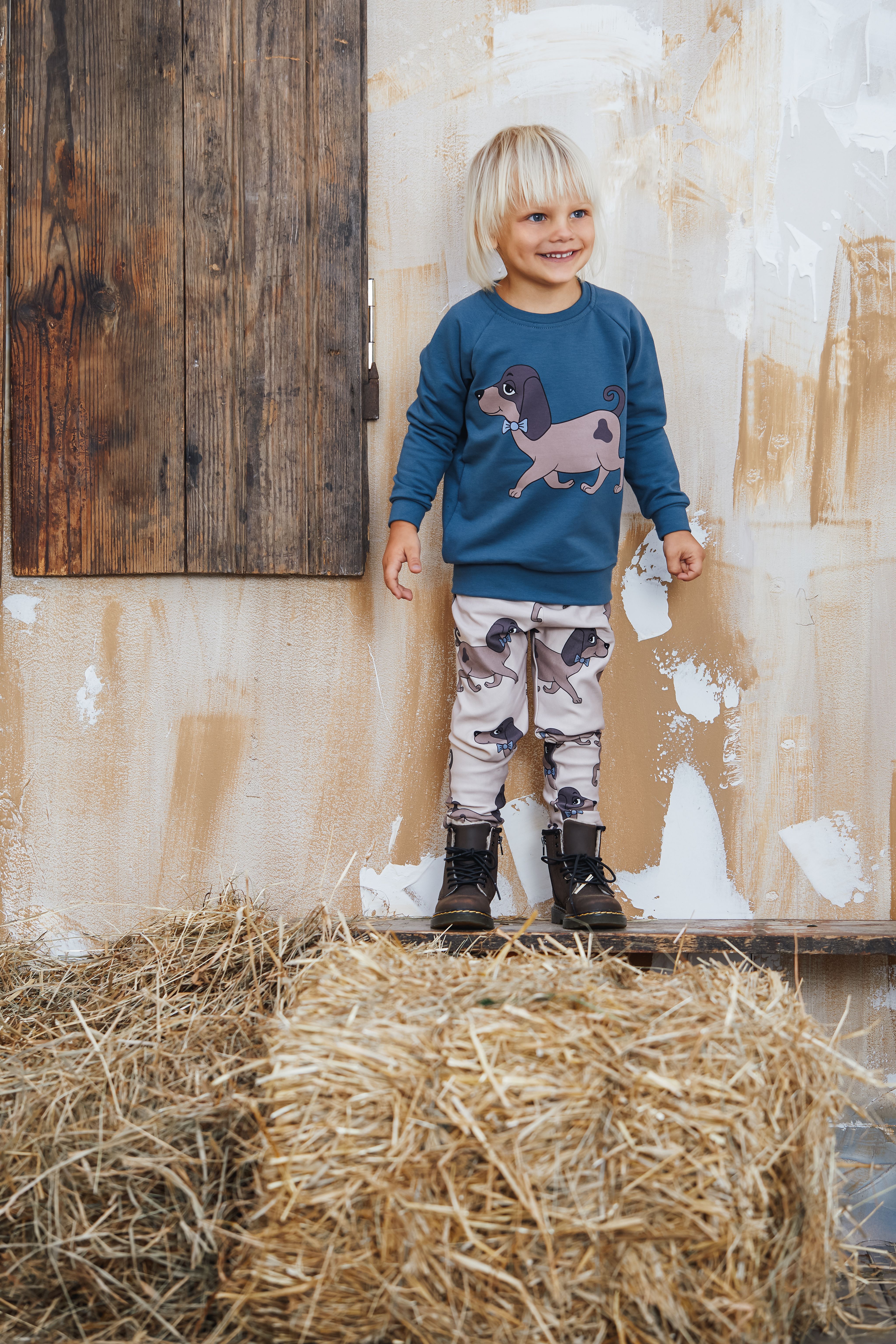 DEAR SOPHIE DOGGIE BLUE SWEATSHIRT - 2