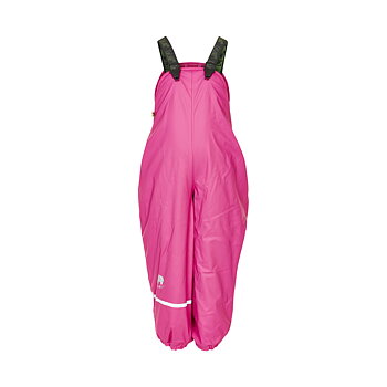 Rainwear overall w. fleece Bibpants Real pink REA