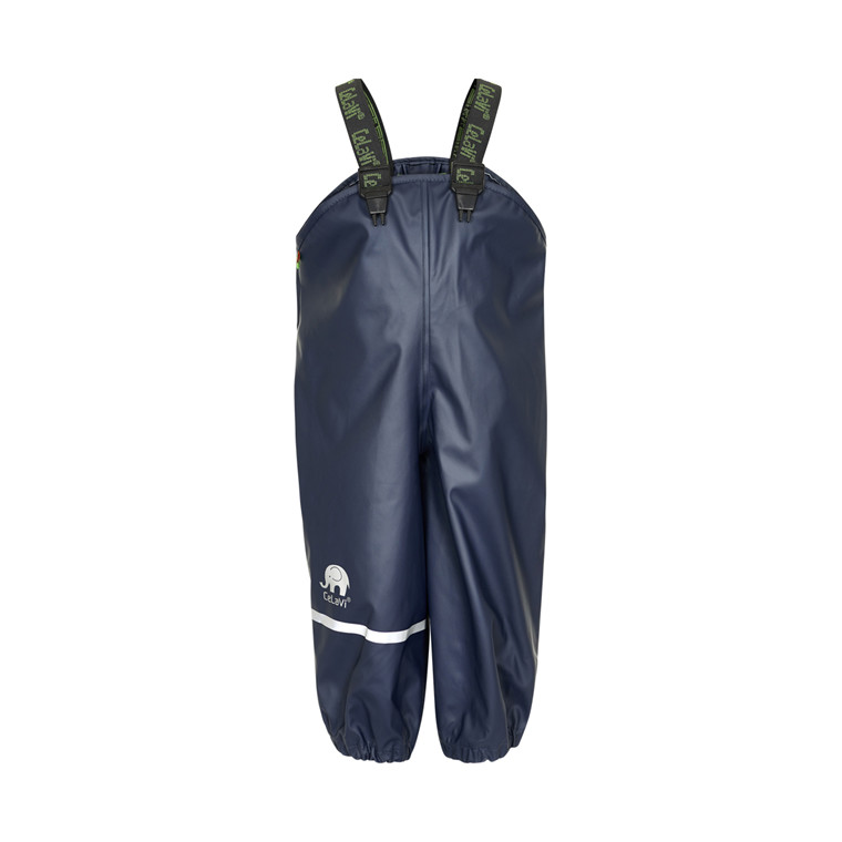 Rainwear overall w. fleece Bibpants Dark Navy