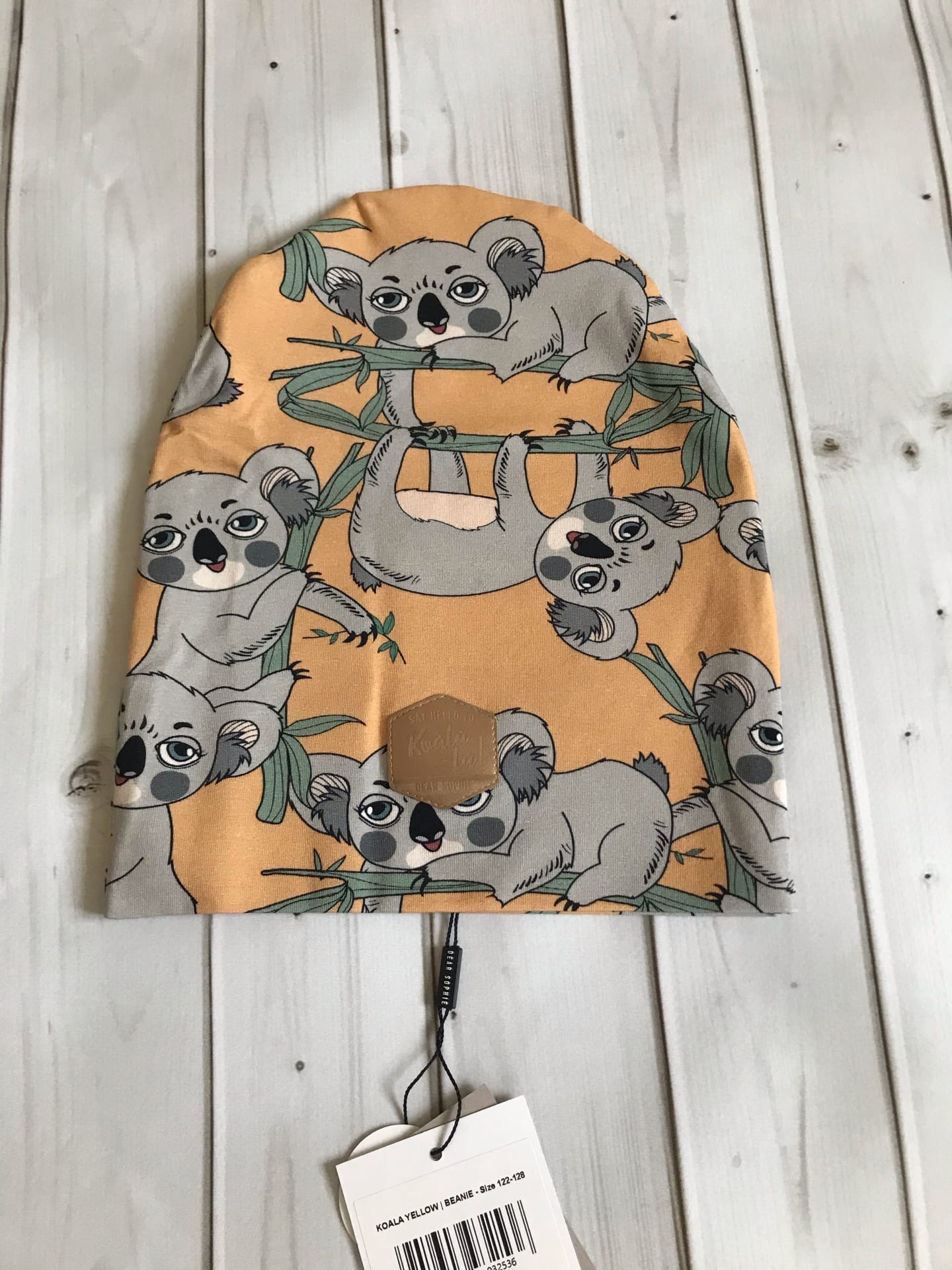 DEAR SOPHIE  KOALA YELLOW BEANIE - 2