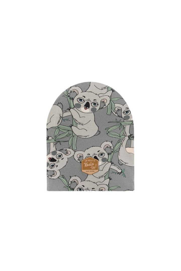 DEAR SOPHIE  KOALA GREY BEANIE
