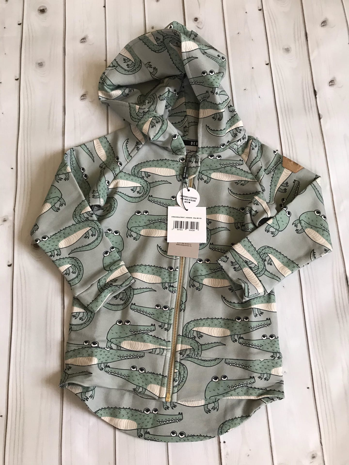 CROCODILE MINT HOODIE - 3