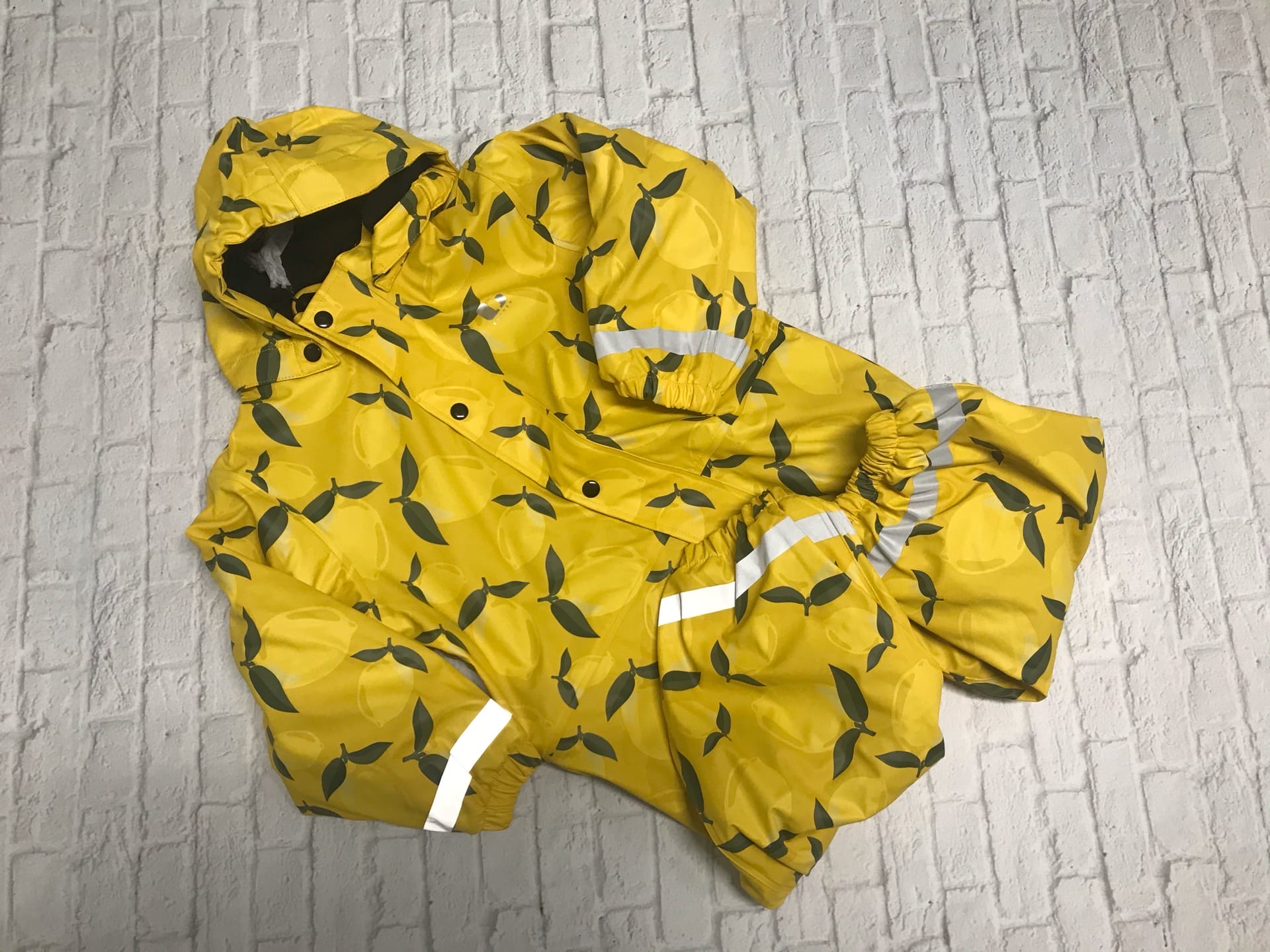 NORDSKOG RAIN BABY OVERALL FLEECE  Gul - 3