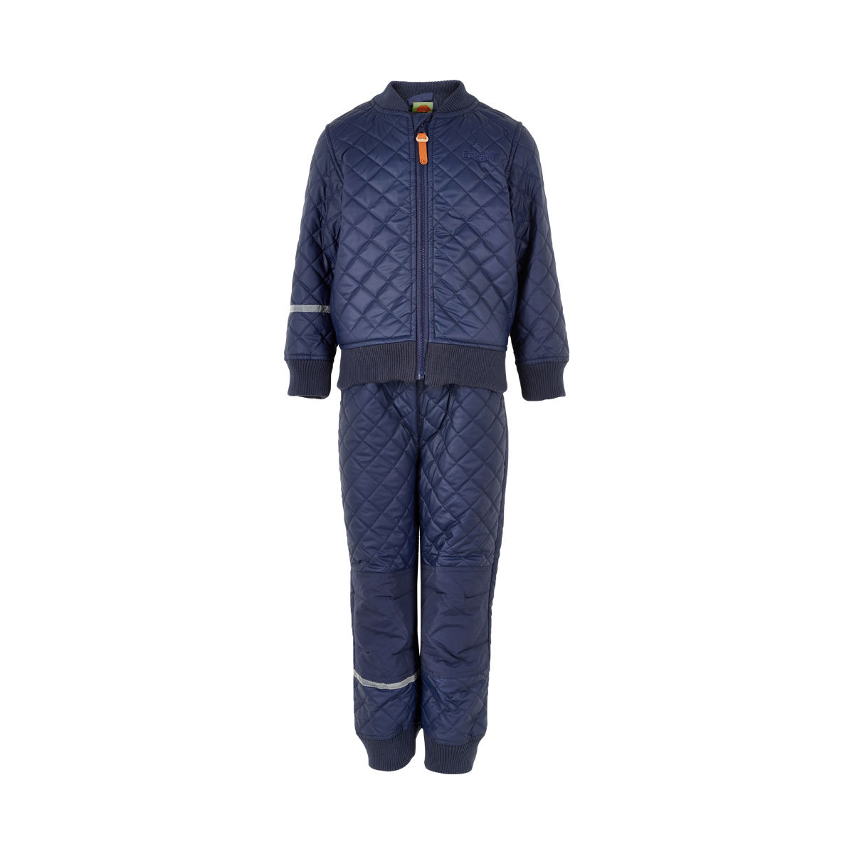 PU thermal set -solid med fleece Dark Navy