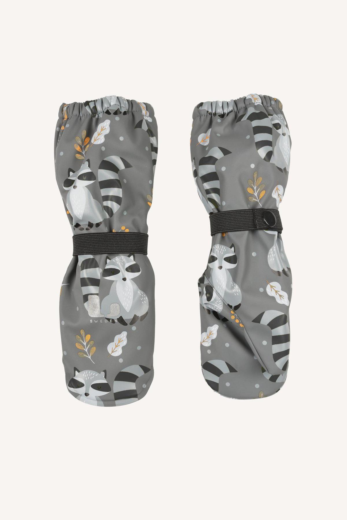 UPPSALA RAIN MITTEN FLEECE - ANTHRACITE