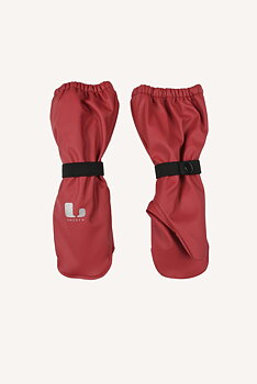 VAREKIL RAIN MITTEN FLEECE - BEET RED