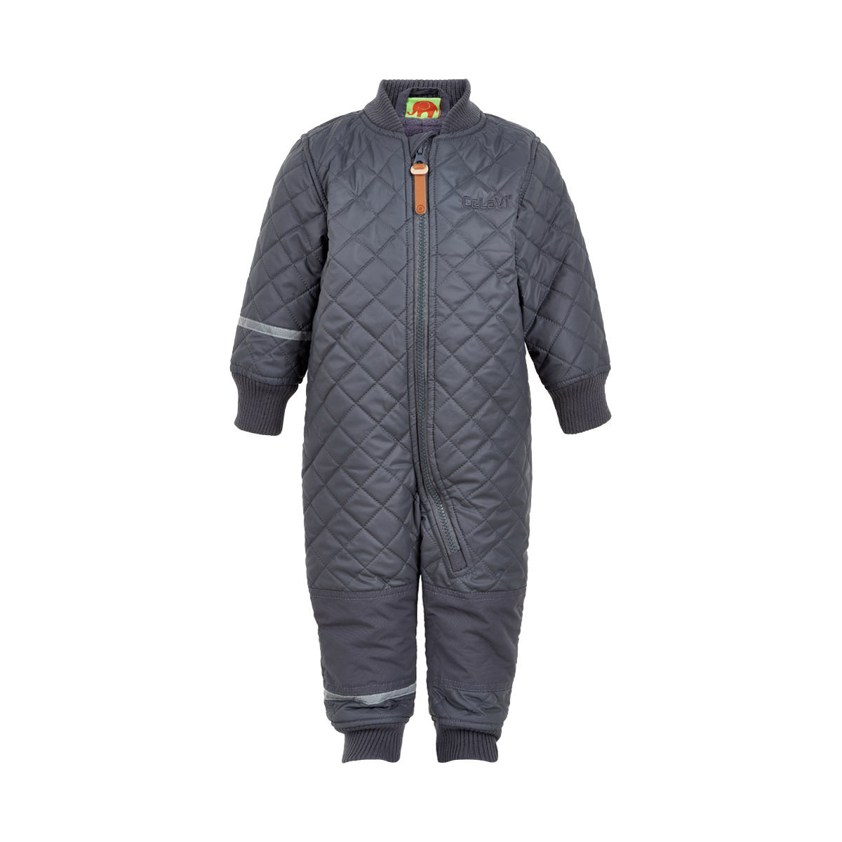 PU thermal suit -solid w. fleece lining Deep stone grey