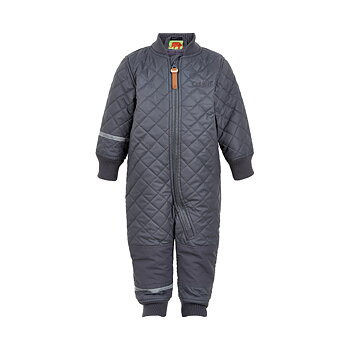 PU thermal suit -solid w. fleece lining Deep stone grey