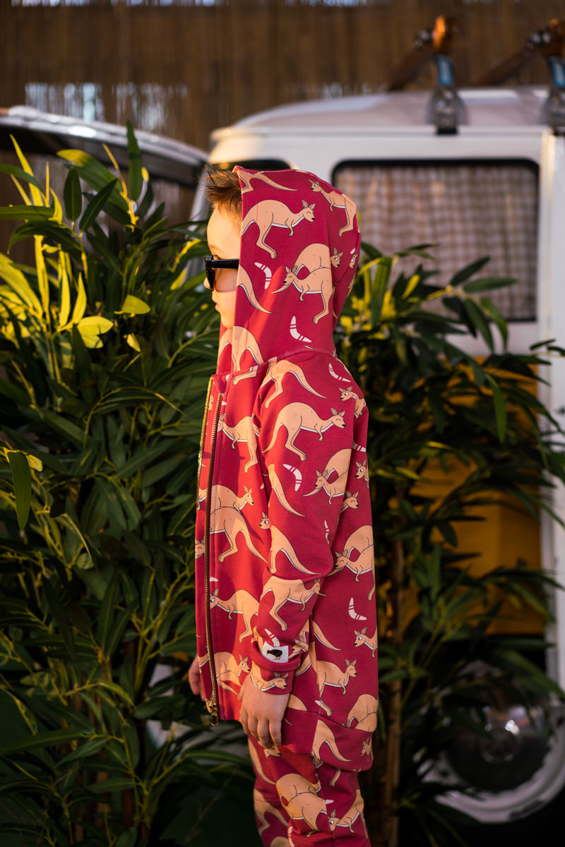 Mullido RED KANGAROO HOODIE - 4