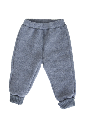 Wool pants melange grey ( Grå)