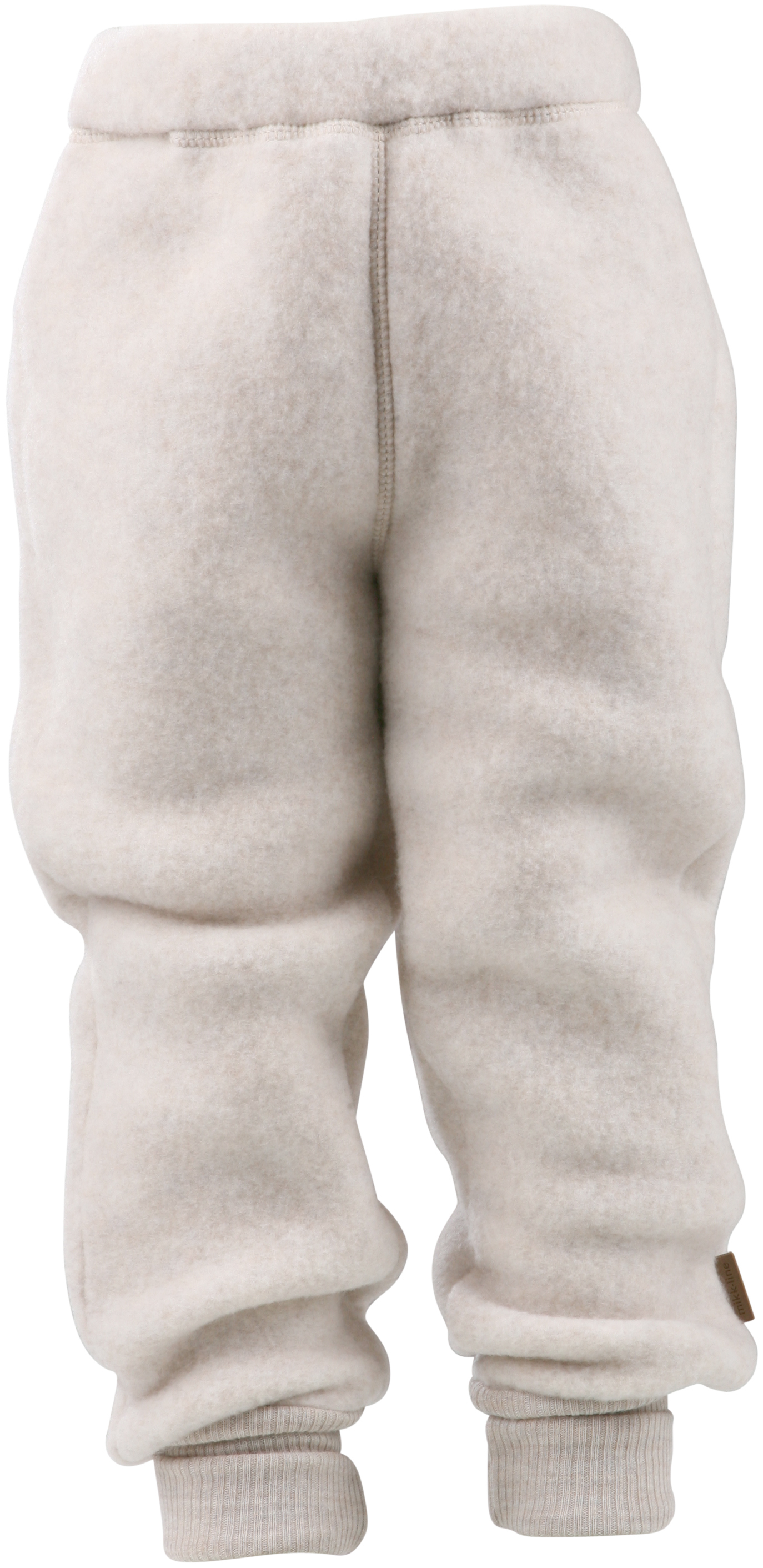 Wool pants melange offwhite