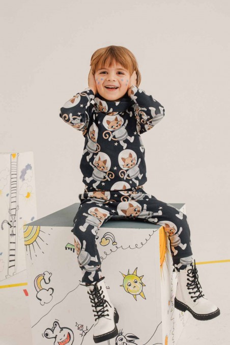 ASTROCAT DARK PANTS - 3