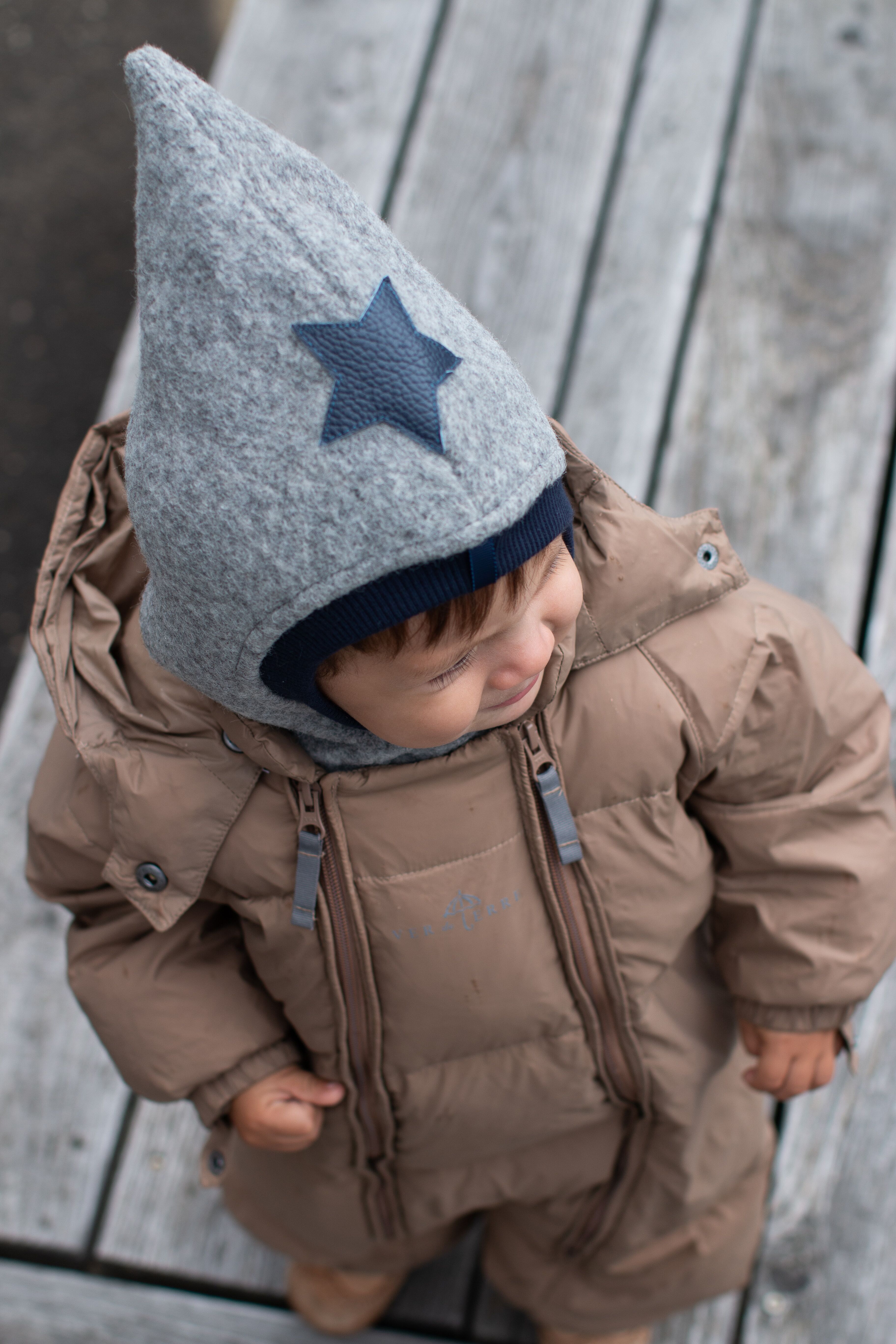 Huttelihut Elefanthue L.grey  /Navy star