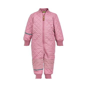 PU thermal suit -solid w. fleece lining Pink
