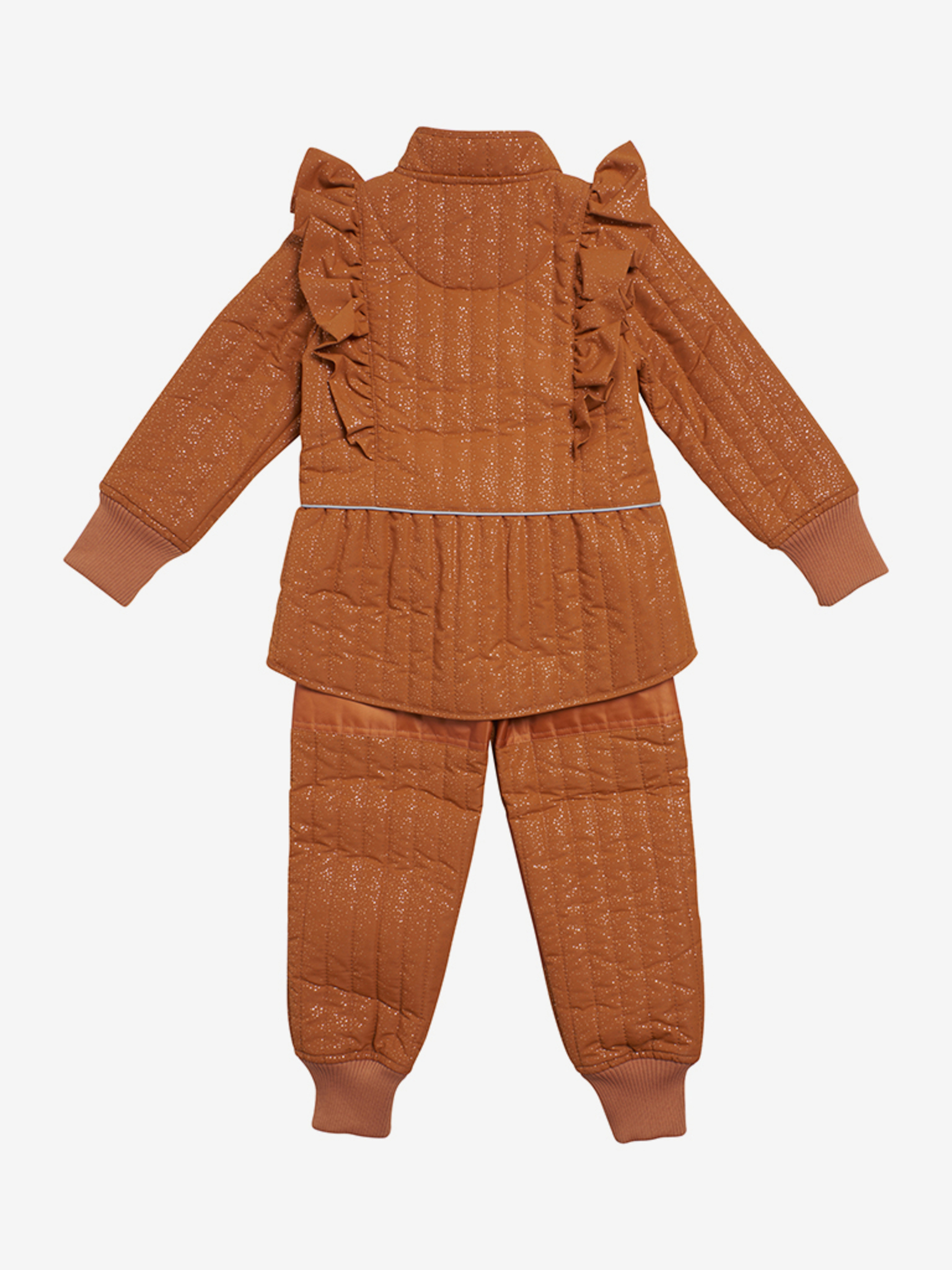 En Fant - Thermal Set W. Gold Glitter   Leather Brown - 2