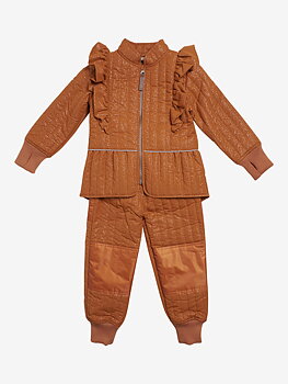 En Fant - Thermal Set W. Gold Glitter   Leather Brown