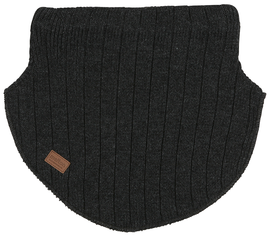 Wool neckwarmer Dark Grey melange