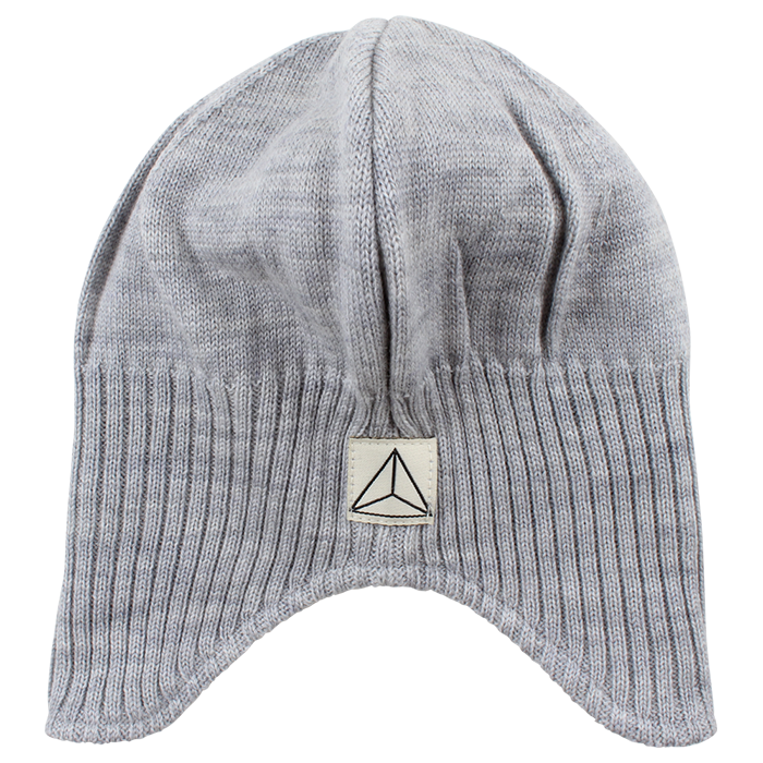 Nordic Knit Wool Hat Grey melange
