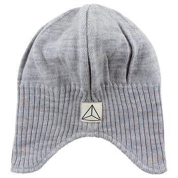 Nordic Knit Wool Hat Grey melange