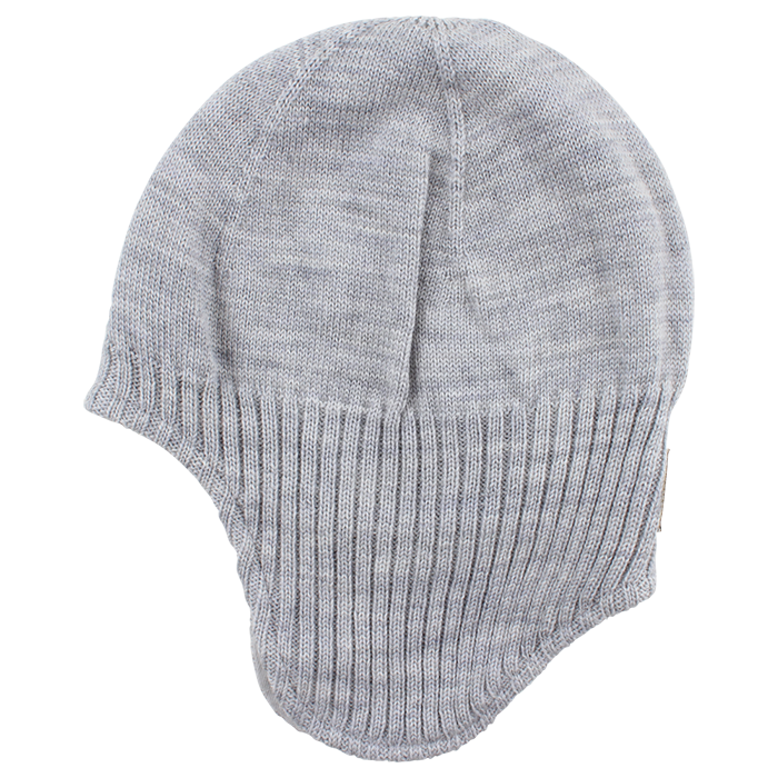 Nordic Knit Wool Hat Grey melange - 3