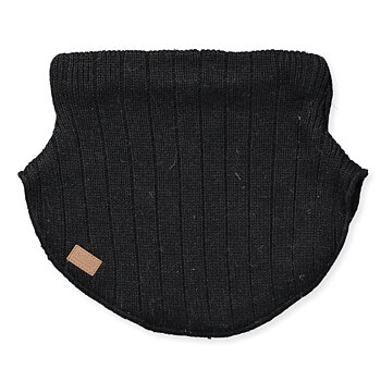 Wool neckwarmer Black